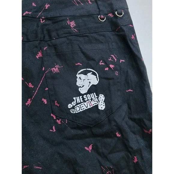 Goth Lolita & Punk Pants Womens Large NWT‎ Y2K Inspired Harajuku Belts Bondage - Picture 13 of 13